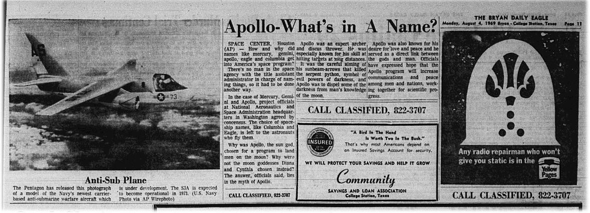 The Eagle Archives: August 4, 1969